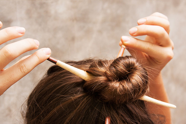How to use a hair stick? Hair Sticks & Hair Forks Tutorial